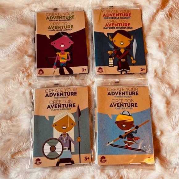 ** SOLD ** Wendy's Toys Create Your Adventure Kids Meal Toys Ages 3+ NIP - Picture 1 of 5